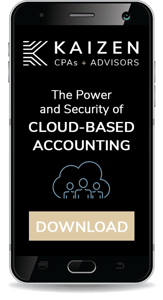 kaizen iphone - cloud based accounting 400px