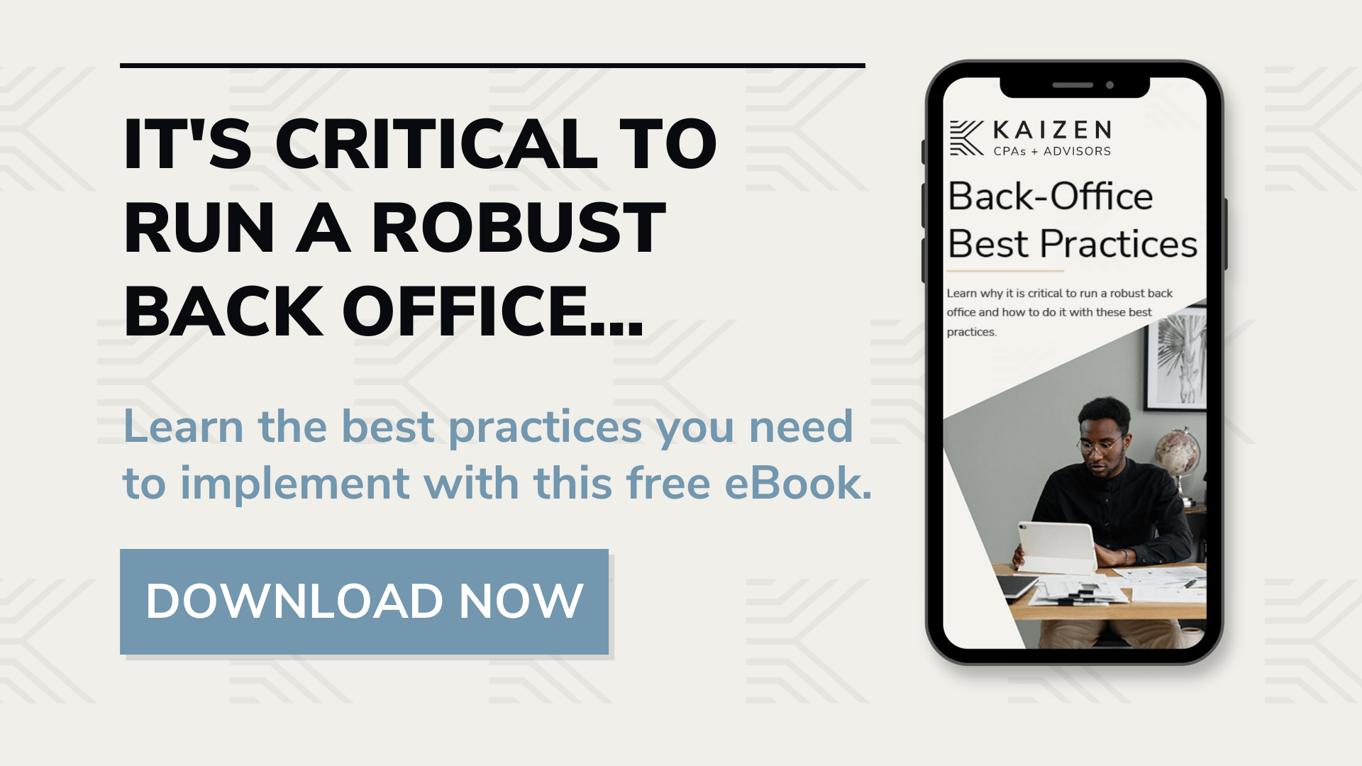Back-Office Best Practices eBook | Kaizen CPAs + Advisors