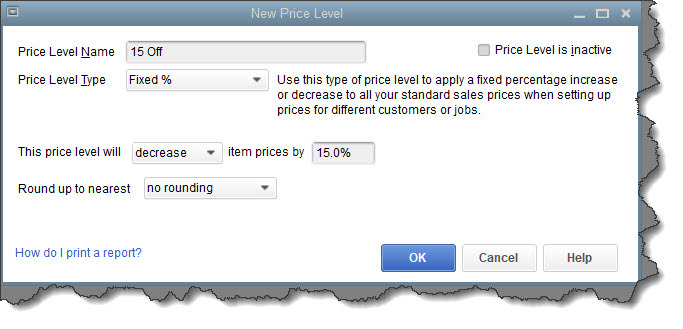 How Do You Create Price Levels in QuickBooks?