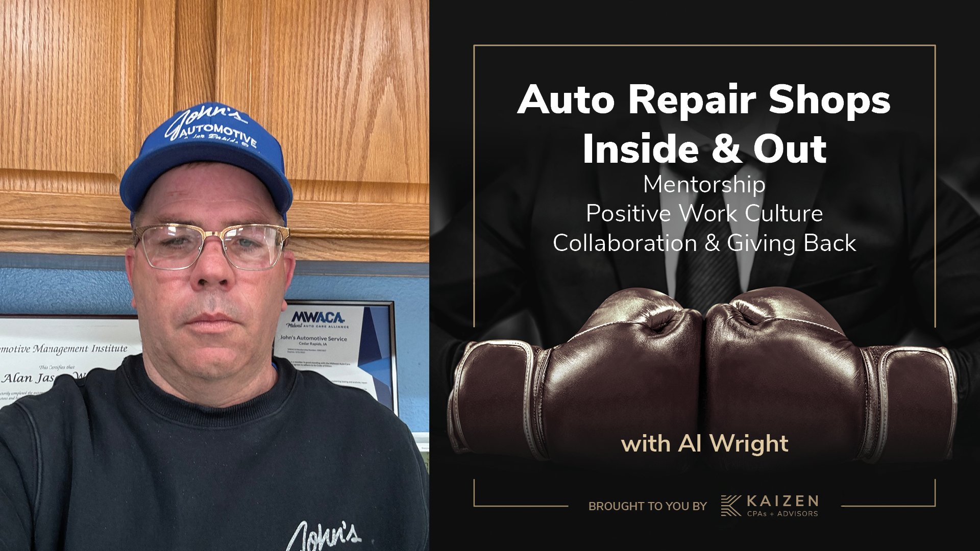 Al Wright shares his journey in the automotive industry, from gas station attendant to shop owner.