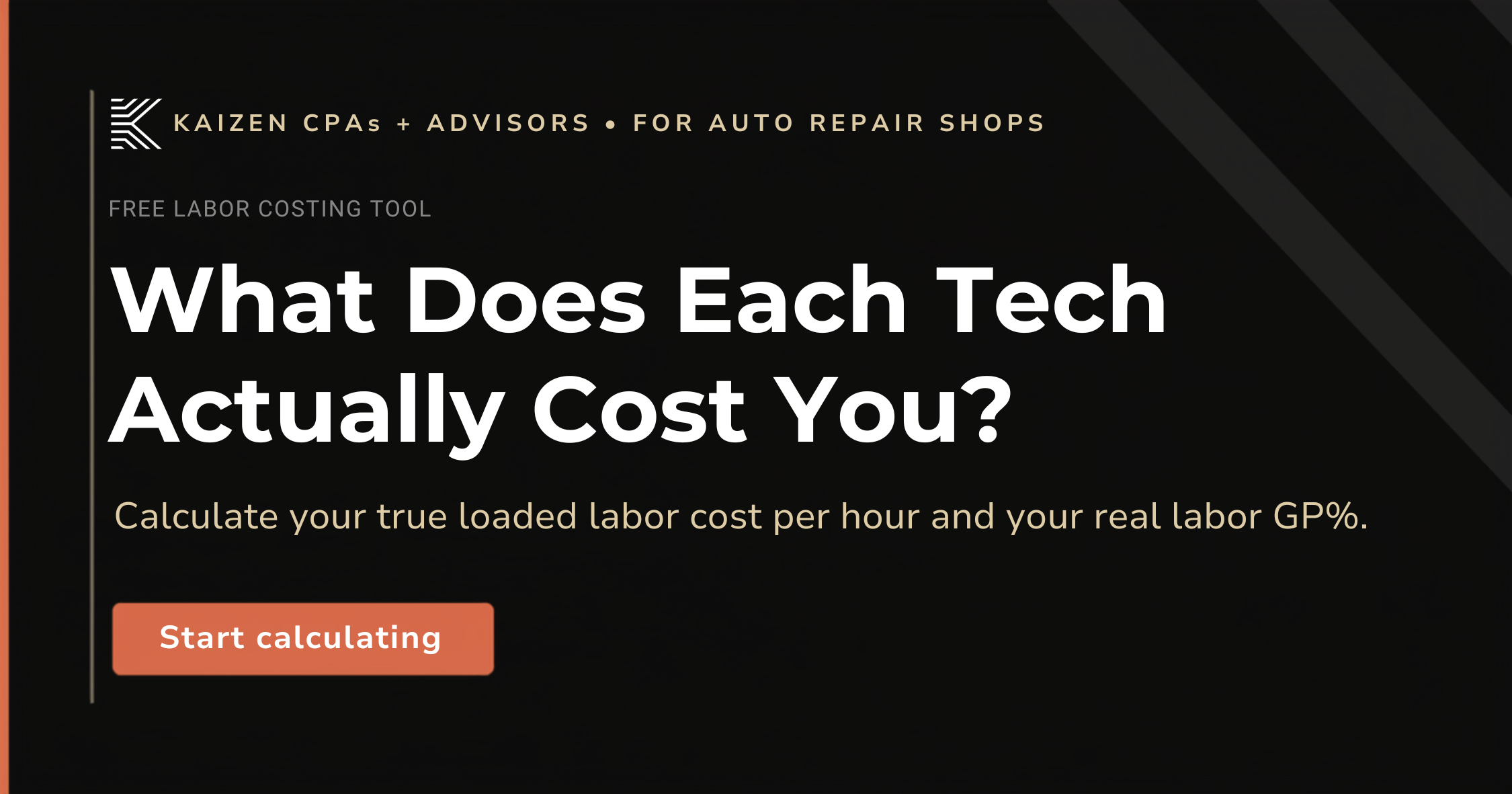 Labor Costing Calculator for Auto Repair Shops