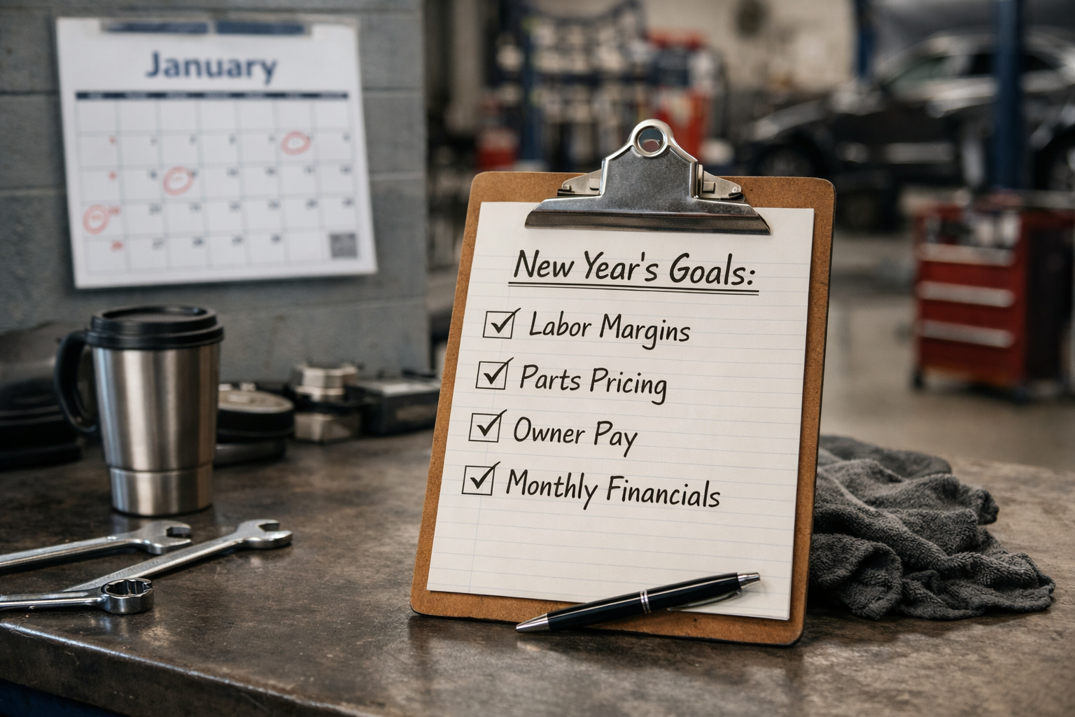 New Year’s Resolutions for Auto Repair Shop Owners Who Want Profits
